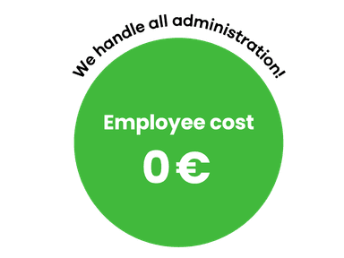 Employer costs €0 stamp