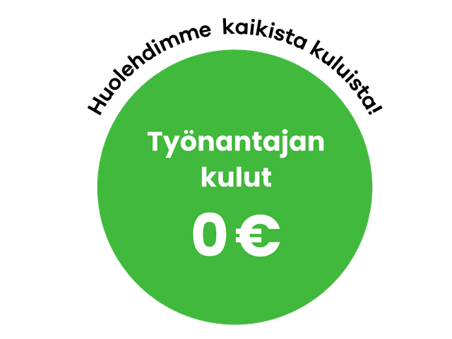 Työnantajan kulut 0 € -leima