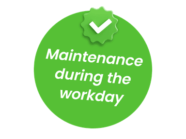 Maintenance during the workday stamp
