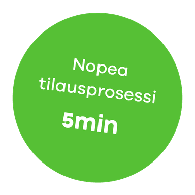 Työsuhdepyörän tilaaminen on nopeaa – koko tilausprosessi vie vain viisi minuuttia.
