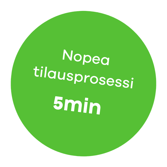 Työsuhdepyörän tilaaminen on nopeaa – koko tilausprosessi vie vain viisi minuuttia.
