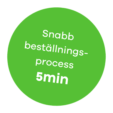 Beställning av tjänstecykel går snabbt – hela beställningsprocessen tar bara fem minuter.